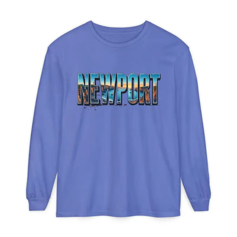 Long Sleeved Newport Beach Vibes Unisex T-Shirt - Ocean State Styles