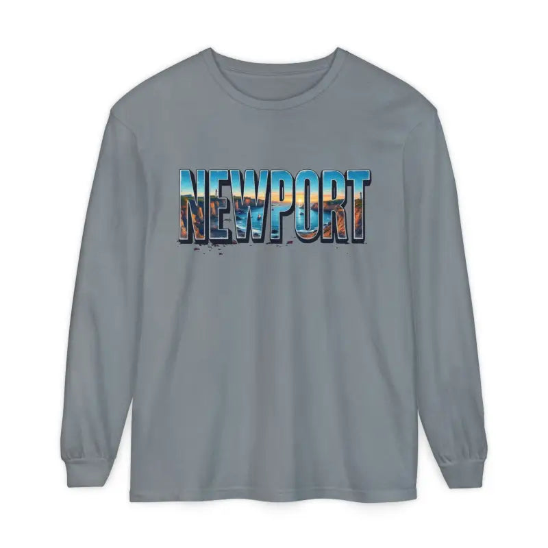 Long Sleeved Newport Beach Vibes Unisex T-Shirt - Ocean State Styles