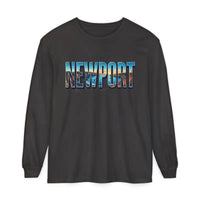 Long Sleeved Newport Beach Vibes Unisex T-Shirt - Ocean State Styles