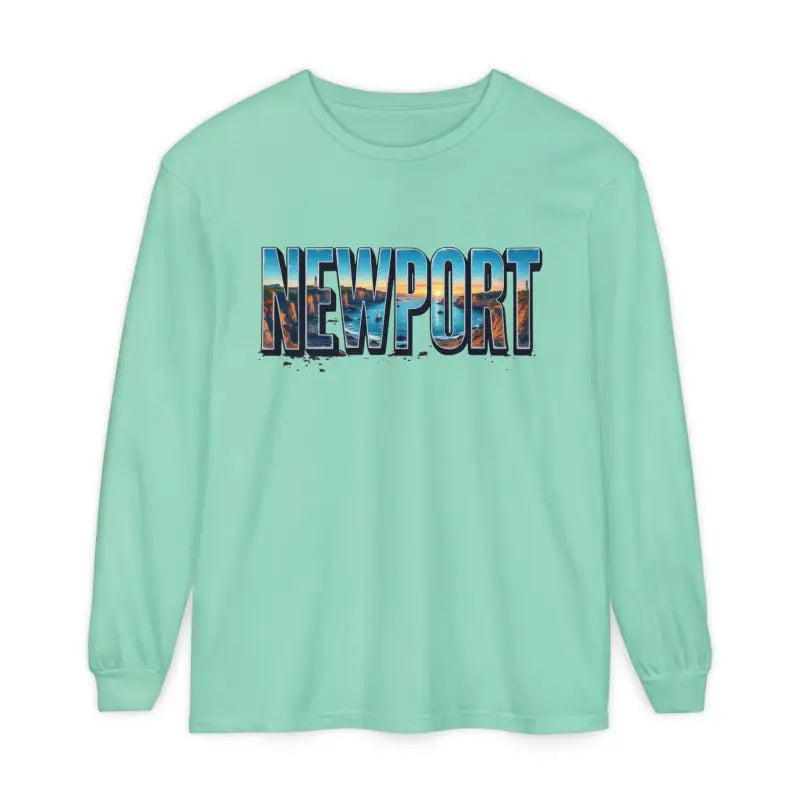 Long Sleeved Newport Beach Vibes Unisex T-Shirt - Ocean State Styles