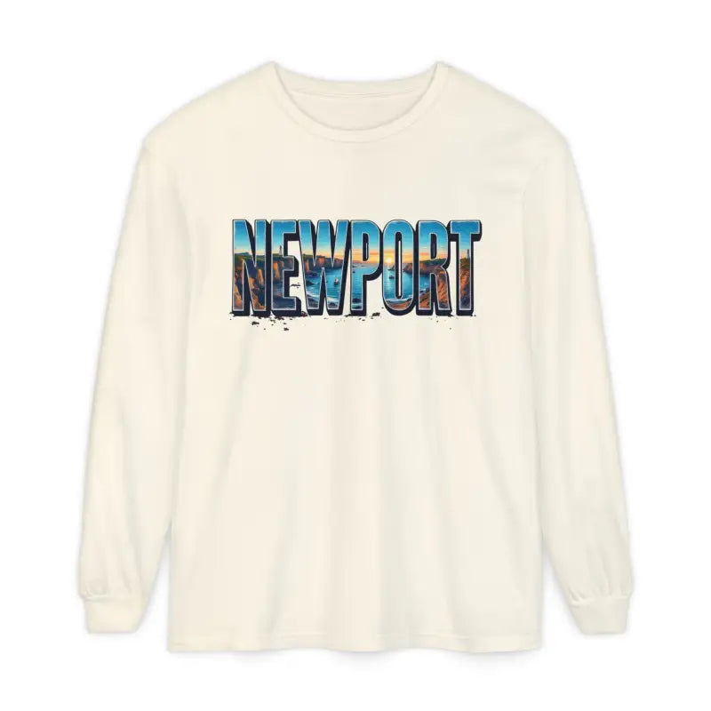 Long Sleeved Newport Beach Vibes Unisex T-Shirt - Ocean State Styles