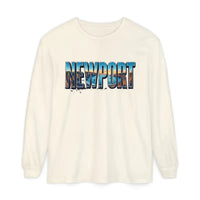 Long Sleeved Newport Beach Vibes Unisex T-Shirt - Ocean State Styles
