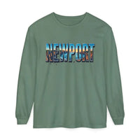 Long Sleeved Newport Beach Vibes Unisex T-Shirt - Ocean State Styles