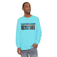 Long Sleeved Newport Beach Vibes Unisex T-Shirt - Ocean State Styles