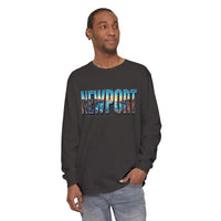 Long Sleeved Newport Beach Vibes Unisex T-Shirt - Ocean State Styles