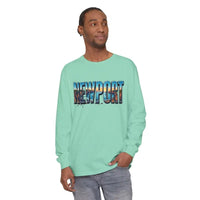 Long Sleeved Newport Beach Vibes Unisex T-Shirt - Ocean State Styles