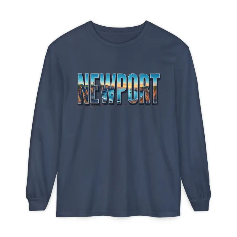 Long Sleeved Newport Beach Vibes Unisex T-Shirt - Ocean State Styles