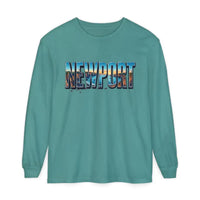 Long Sleeved Newport Beach Vibes Unisex T-Shirt - Ocean State Styles