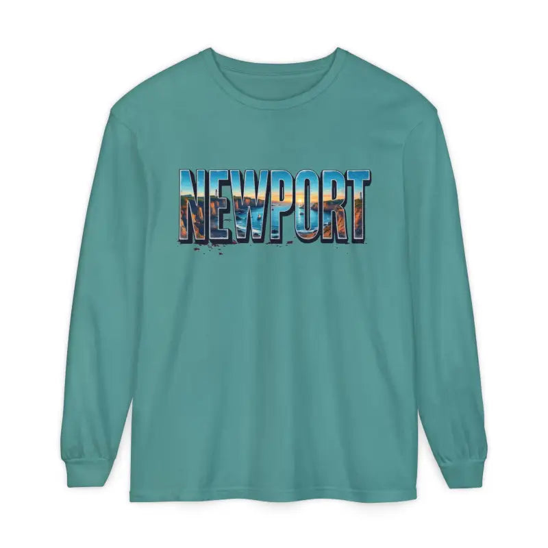 Long Sleeved Newport Beach Vibes Unisex T-Shirt - Ocean State Styles