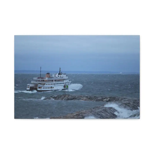 M V Anna C Block Island Ferry Nautical Home Decor - Ocean State Styles