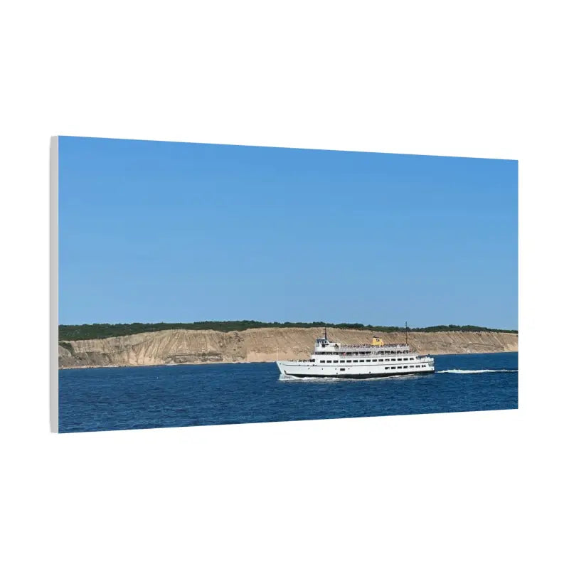 MV Anna C Block Island Scenic Maritime Canvas Print - Ocean State Styles