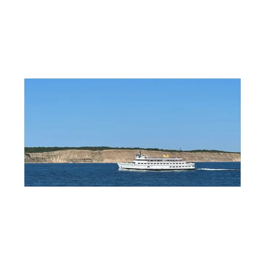 MV Anna C Block Island Scenic Maritime Canvas Print - Ocean State Styles