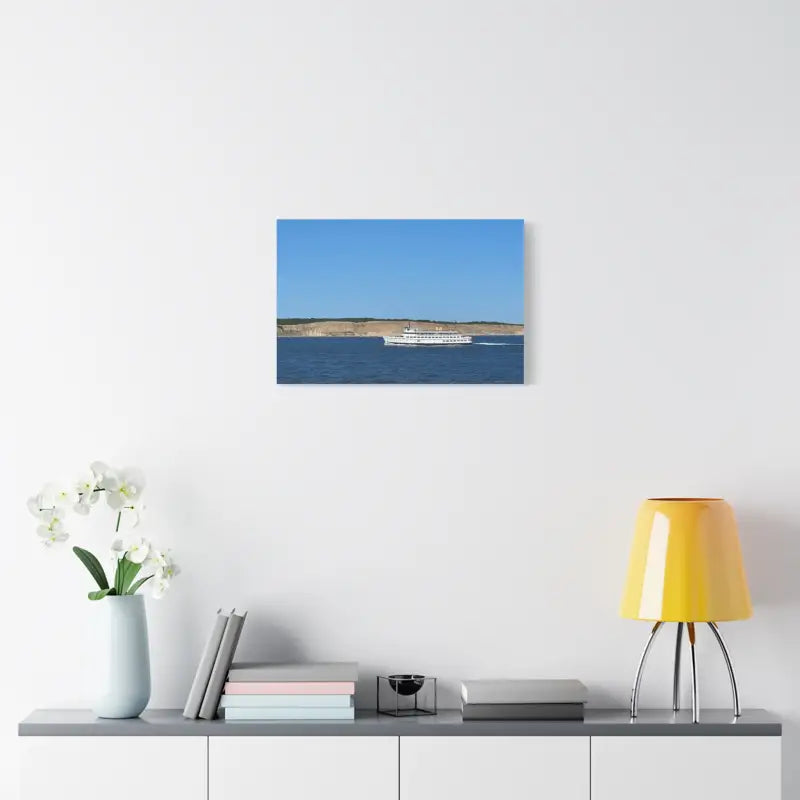 MV Anna C Block Island Scenic Maritime Canvas Print - Ocean State Styles