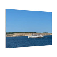 MV Anna C Block Island Scenic Maritime Canvas Print - Ocean State Styles