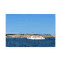 MV Anna C Block Island Scenic Maritime Canvas Print - Ocean State Styles