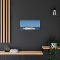 M V Carol Jean Block Island Ferry Nautical Canvas Maritime Decor - Ocean State Styles