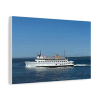 M V Carol Jean Block Island Ferry Nautical Canvas Maritime Decor - Ocean State Styles