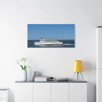 M V Carol Jean Block Island Ferry Nautical Canvas Maritime Decor - Ocean State Styles