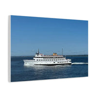 M V Carol Jean Block Island Ferry Nautical Canvas Maritime Decor - Ocean State Styles