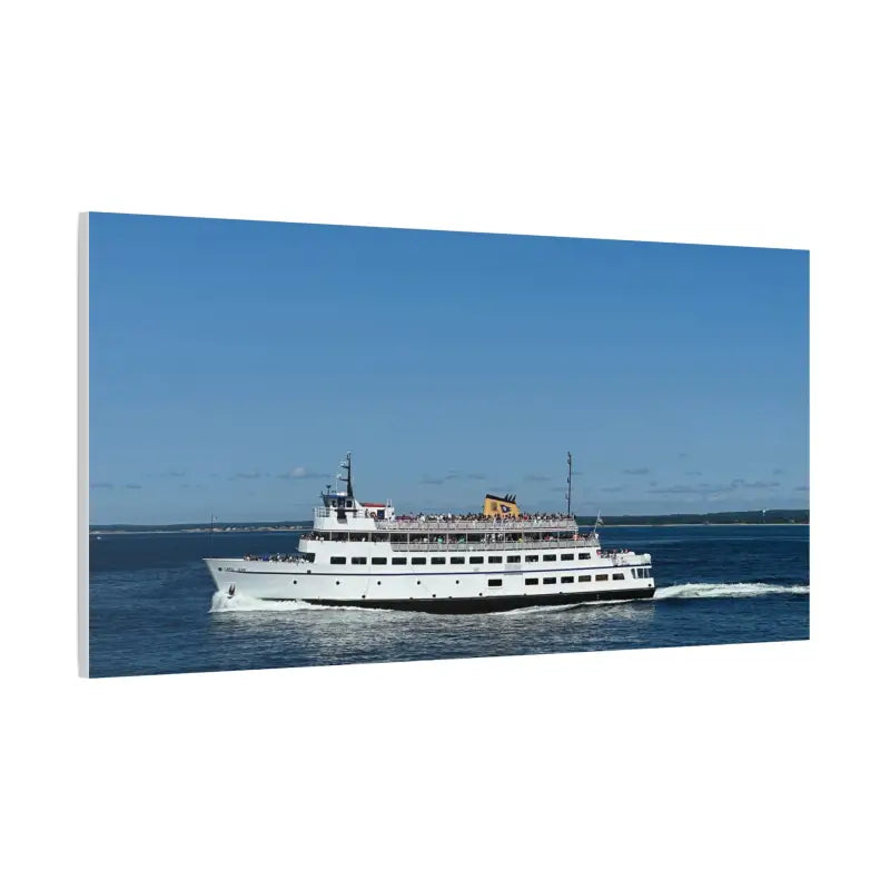 M V Carol Jean Block Island Ferry Nautical Canvas Maritime Decor - Ocean State Styles