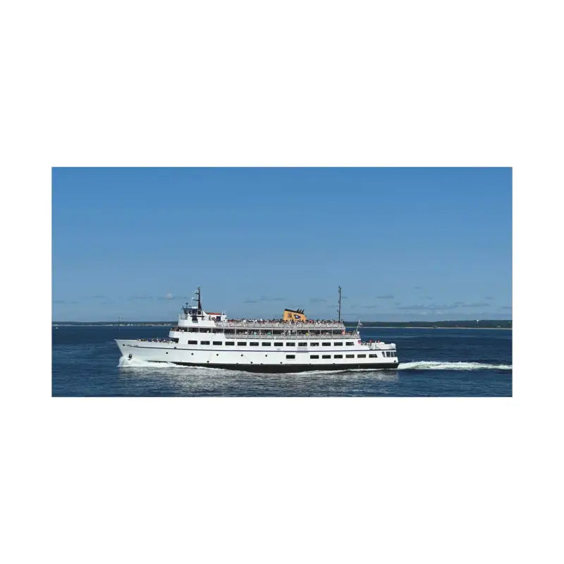 M V Carol Jean Block Island Ferry Nautical Canvas Maritime Decor - Ocean State Styles