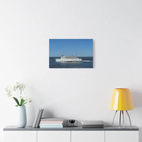 M V Carol Jean Block Island Ferry Nautical Canvas Maritime Decor - Ocean State Styles