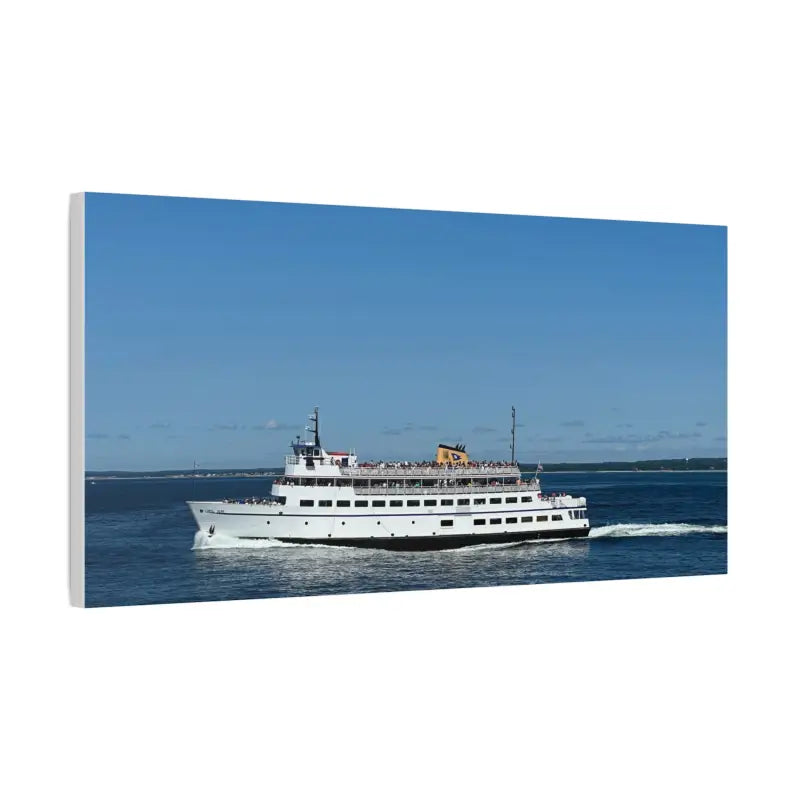 M V Carol Jean Block Island Ferry Nautical Canvas Maritime Decor - Ocean State Styles