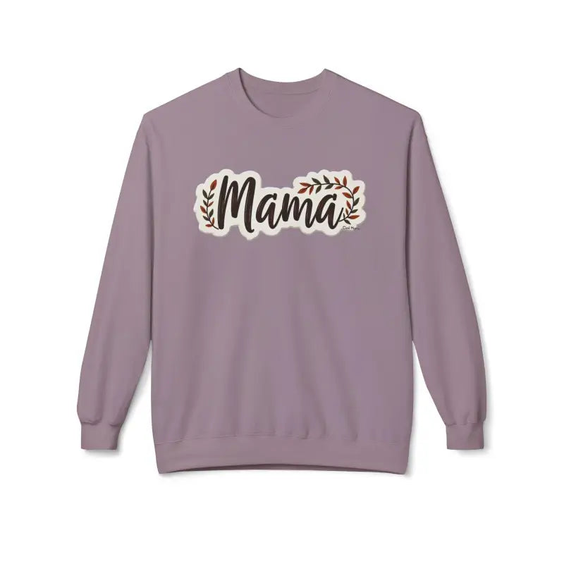 Mama Crewneck Sweatshirt for Moms in Olive Green Beige Black Dark Heather - Ocean State Styles