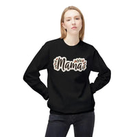Mama Crewneck Sweatshirt for Moms in Olive Green Beige Black Dark Heather - Ocean State Styles