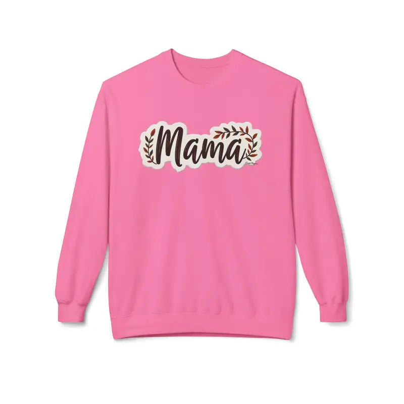 Mama Crewneck Sweatshirt for Moms in Olive Green Beige Black Dark Heather - Ocean State Styles