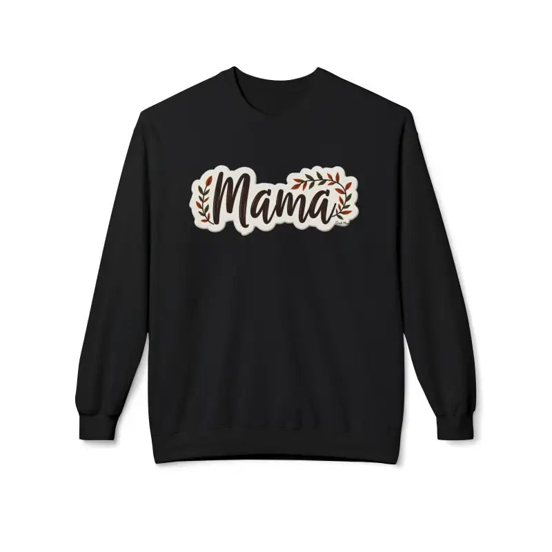 Black Mama design sweatshirt from the Mama Crewneck collection for moms