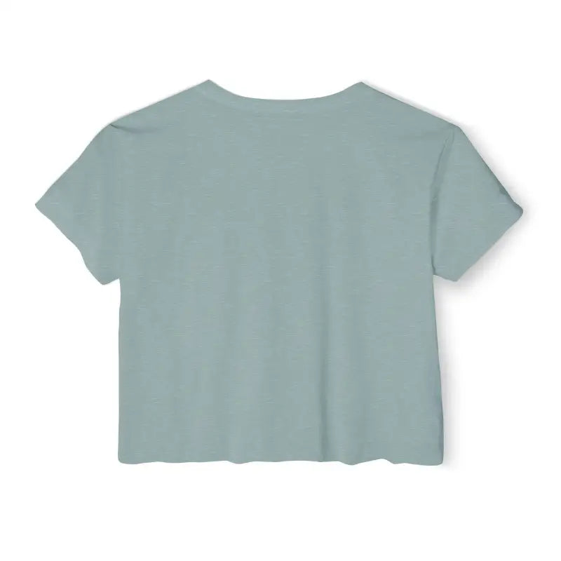 Light blue Mama Crop Top for Stylish Moms showcasing modern fashion for mothers