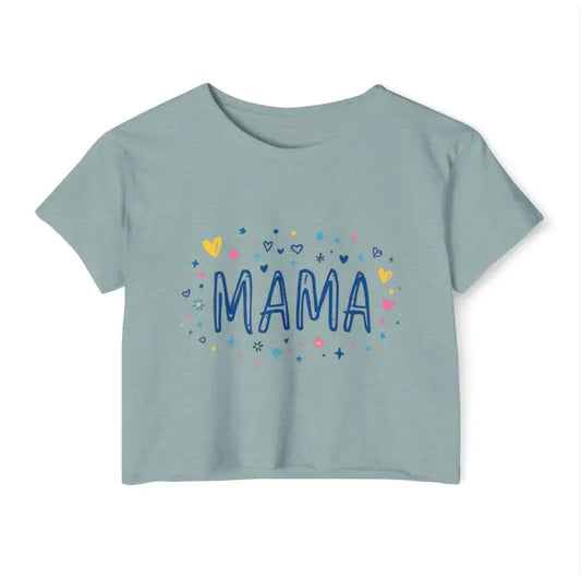 Mama Crop Top for Stylish Moms Trendy Festival Wear - Ocean State Styles