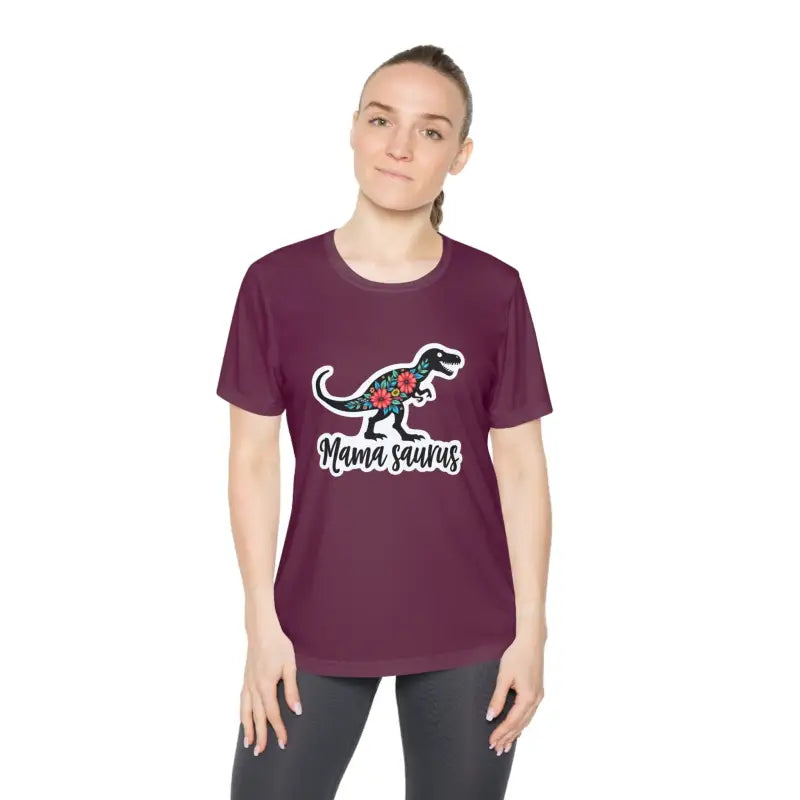 Mama Saurus Rex Style Quick Dry Dinosaur T Shirt for Moms - Ocean State Styles