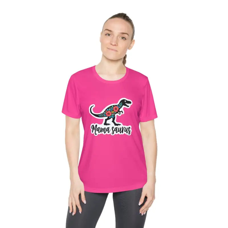 Mama Saurus Rex Style Quick Dry Dinosaur T Shirt for Moms - Ocean State Styles