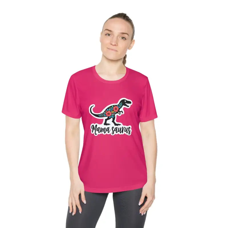 Mama Saurus Rex Style Quick Dry Dinosaur T Shirt for Moms - Ocean State Styles