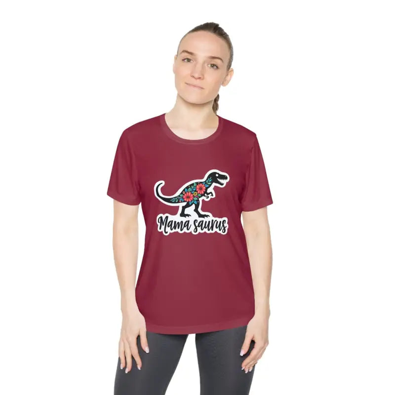 Mama Saurus Rex Style Quick Dry Dinosaur T Shirt for Moms - Ocean State Styles