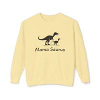 Mama Saurus Sweatshirt Cozy Gift for Dinosaur Loving Moms - Ocean State Styles