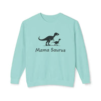 Mama Saurus Sweatshirt Cozy Gift for Dinosaur Loving Moms - Ocean State Styles