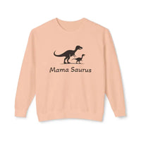 Mama Saurus Sweatshirt Cozy Gift for Dinosaur Loving Moms - Ocean State Styles