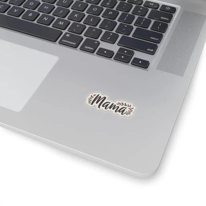 Mama Sticker with Floral Accents featuring a colorful floral design