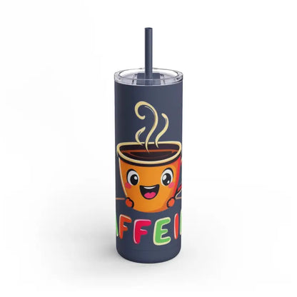 Matte 20oz Insulated Cartoon Coffee Tumbler with playful design and vibrant colors