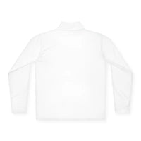 White long-sleeved shirt featured in Men Simple Block Island Quarter Zip Pullover