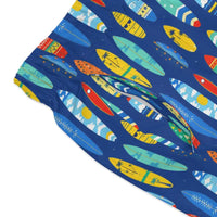 Men's Blue Surfboard Swim Trunks for Summer Beach Days - Ocean State Styles
