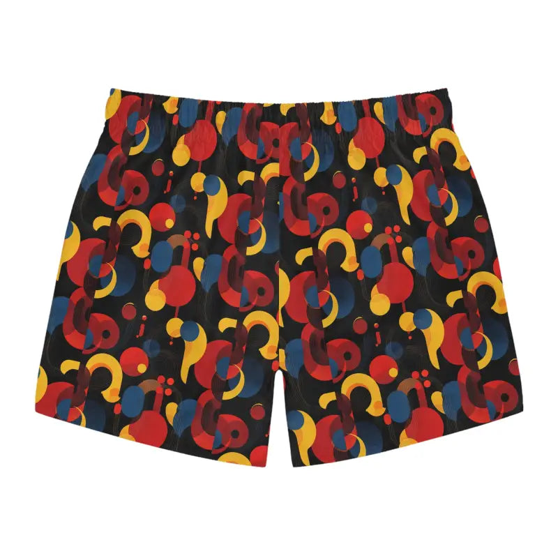 Mens Vibrant Retro Patterned Swim Trunks and Shorts - Ocean State Styles