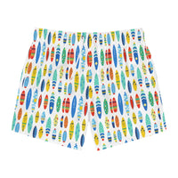 Men's Surfboard Pattern Swim Trunks for Beach and Pool Adventures - Ocean State Styles
