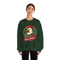 Merry Chickmas Crewneck Sweatshirt Festive Christmas Party Attire - Ocean State Styles