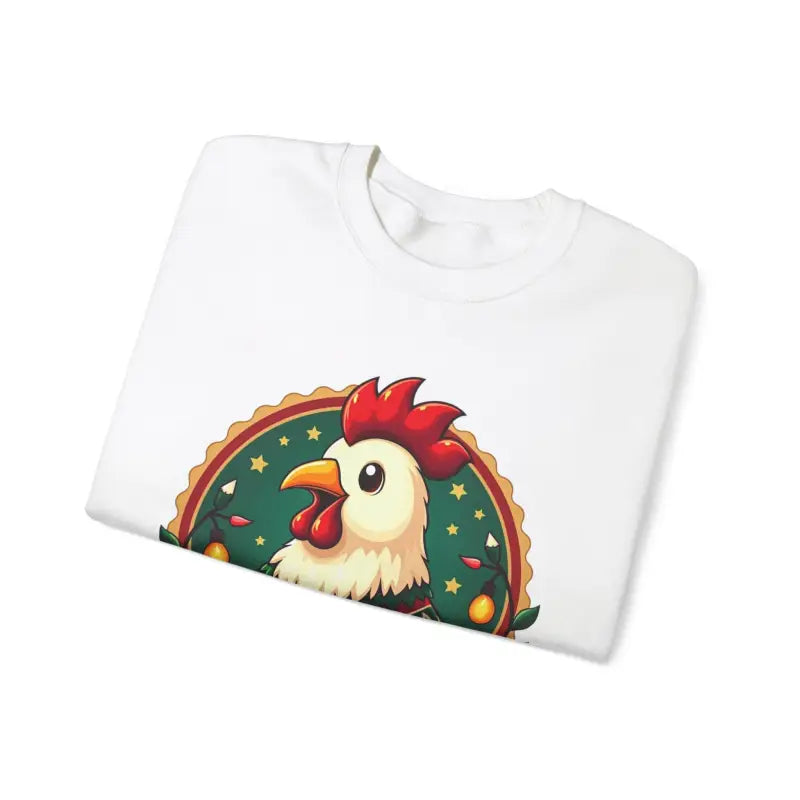 Merry Chickmas Crewneck Sweatshirt Festive Christmas Party Attire - Ocean State Styles
