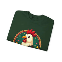 Merry Chickmas Crewneck Sweatshirt Festive Christmas Party Attire - Ocean State Styles