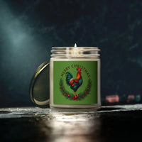 Merry Christmas Chicken Candle Coconut Apricot Wax Delight Eco Friendly Scented Candle - Ocean State Styles